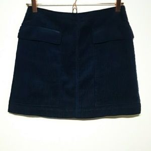 Zara Basic Corduroy A-line Skirt